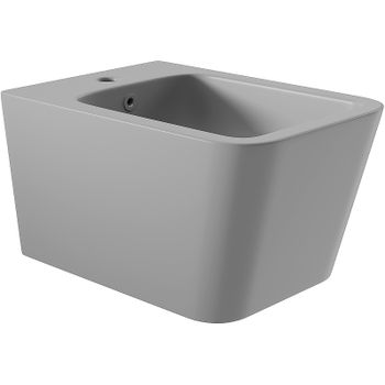 Биде Aqueduto Macio MAC0330 подвесное Серое матовое — фото 1, Биде подвесные