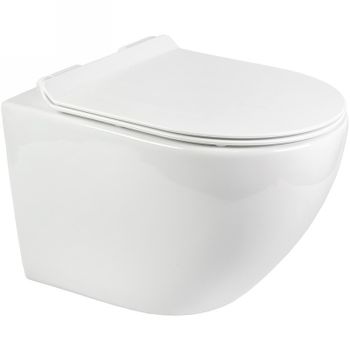 Унитаз Bond F01-10 подвесной Белый с сиденьем Микролифт — фото 20, Подвесные унитазы