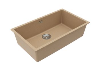 Мойка для кухни ALVEUS OMNI 40 GRANITAL BEIGE-G55 750x450x198 с сифоном 1145083 — фото 2, Кухонные мойки