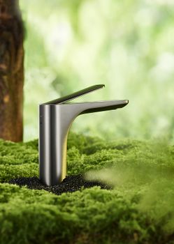 Смеситель для раковины Raglo R21.10.09 Графит матовый — фото 6, Смесители для раковины