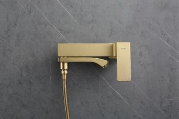 Смеситель для ванны Raglo R01.30.03 Золото матовое — фото 5, Смеситель для ванны