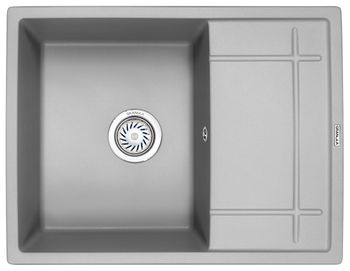 Granula-6501, АЛЮМИНИУМ, кухонная мойка, кварц — фото 1, Кухонные мойки