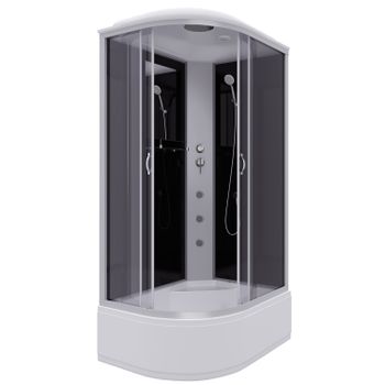 Душевая кабина Niagara Classic NG-2510-14RG (120х80х215) высокий поддон(40см),стекло тонированное,4  — фото 2, Душевые кабины