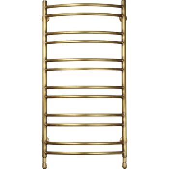 Водяной полотенцесушитель Domoterm Калипсо П12 500*985 Античная бронза — фото 1, Водяные полотенцесушители