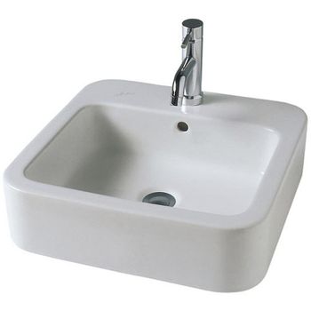 Раковина Hatria Happy Hour 48 Y0M701 Белая — фото 1, Раковины накладные