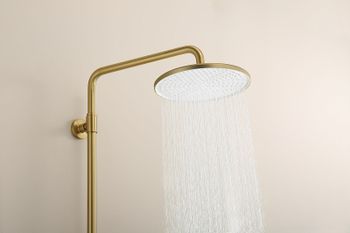 Душевая система Raglo R20.24.03 Золото матовое — фото 24, Душевые стойки