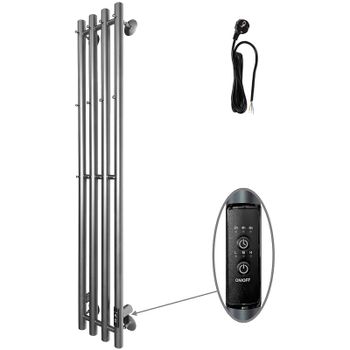 Электрический полотенцесушитель Altasan АргоЛюкс 120х21 АргоЛюкс12021Г Графит — фото 1, Электрические полотенцесушители