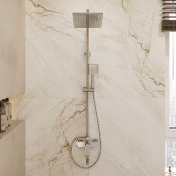 Верхний душ Bond Cube B02-9900 Хром — фото 8, Верхние души