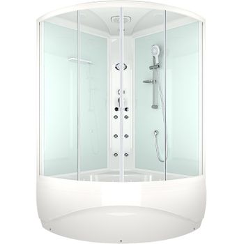 Душевая кабина Melodia della vita Hard Rock 120x120 MB03001 с гидромассажем — фото 1, Душевые кабины