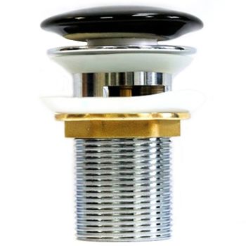 Донный клапан CeramaLux RD026 Черный матовый — фото 1, Донные клапаны