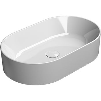 Раковина-чаша GSI Kube X 60 945811 Белая — фото 1, Раковины накладные