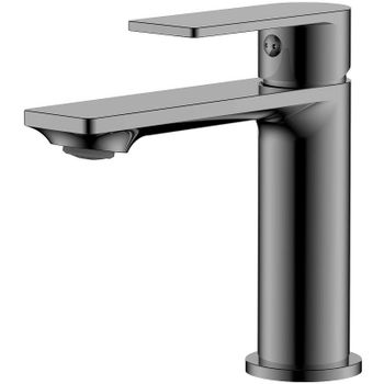 Смеситель для раковины Haiba HB10639-3 Оружейная сталь — фото 1, Смесители для раковины