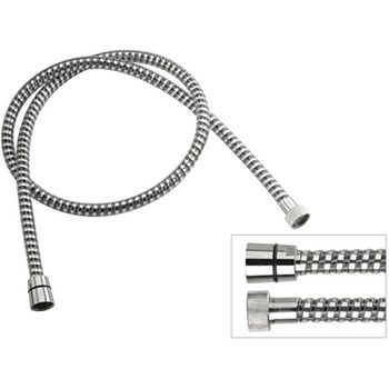 Душевой шланг Remer 334CNNC150brass Хром Черный — фото 1, Душевые шланги