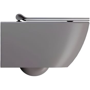 Унитаз GSI Pura 881516 подвесной Bistro Opaco без сиденья — фото 4, Подвесные унитазы