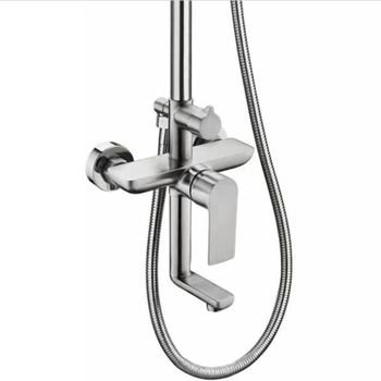 Душевая система Haiba HB24807 Нержавеющая сталь — фото 3, Душевые стойки