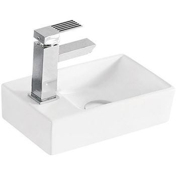 Раковина CeramaLux 30 9048GTR Белая — фото 1, Мини-раковины