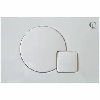 Клавиша смыва CeramaLux PC-014 Белая — фото 1, Кнопки смыва