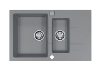 Мойка для кухни ALVEUS GRANITAL CADIT 70 CONCRETE - G81 790 X 500 в компл с 1132822, — фото 1, Кухонные мойки