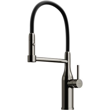 Смеситель для кухни Sancos Pride SC4011GG Вороненая сталь Черный — фото 1, Смесители для кухни