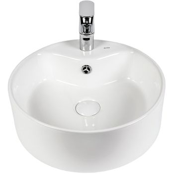 Раковина Bond 41 S03-410 Белая глянцевая — фото 11, Раковины накладные