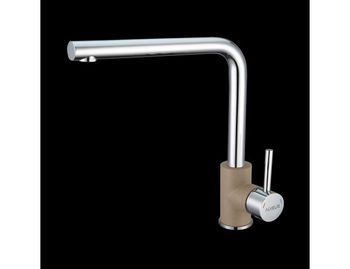 Смеситель для кухни ALVEUS SELMA G55 BEIGE, — фото 1, Смесители для кухни