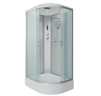 Душевая кабина Niagara Classic NG-33194-14LP (110х90х215) средний поддон(26см),стекло матовое,4 мест — фото 1, Душевые кабины