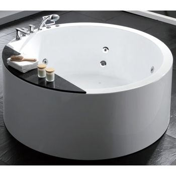 Акриловая ванна Gemy G9230 K 150х150 с гидромассажем — фото 4, Акриловые ванны