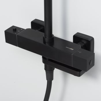 A29901 Thermo Душевой комплект с термостатическим смесителем — фото 7, Душевые стойки