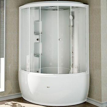 Душевой бокс Radomir Лаура 128x128 1-04-1-0-0-0830 без гидромассажа — фото 1, Душевые боксы