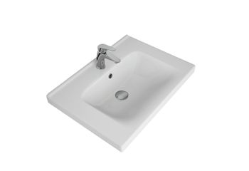 ГАРМОНИЯ, 65 см, мебельный умывальник, керамический — фото 4, Мини-раковины