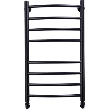 Водяной полотенцесушитель Comfysan Noumi W-8 80x40 013806 Черный матовый — фото 3, Водяные полотенцесушители