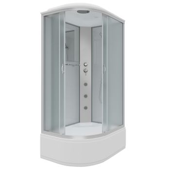 Душевая кабина Niagara Classic NG-2310-14RG (120х80х215) высокий поддон(40см),стекло матовое,4 места — фото 1, Душевые кабины