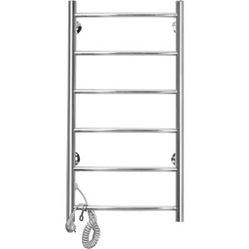 Электрический полотенцесушитель Domoterm Классик DMT 109-6 40x81 EK L Хром — фото 1, Электрические полотенцесушители