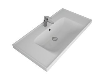 ГРЭЙС, 90 см, мебельный умывальник, керамический — фото 4, Мини-раковины