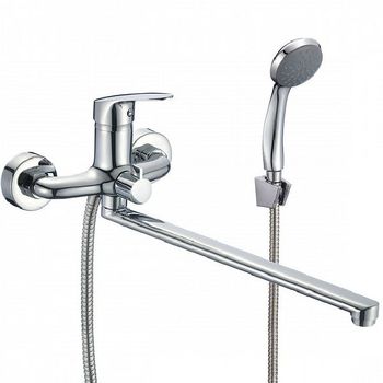 Смеситель для ванны Milardo Simp SIMSB02M10 универсальный Хром — фото 1, Смеситель для ванны