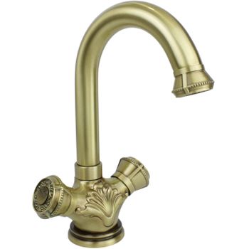 Смеситель для раковины Bronze de Luxe Royal 21981 Бронза — фото 1, Смесители для раковины