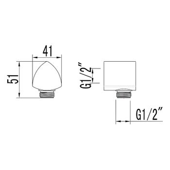 Товар: Шланговое подключение Lemark LM3583C Хром - фото 2 Шланговое подключение Lemark LM3583C Хром — фото 2, Шланговые подключения