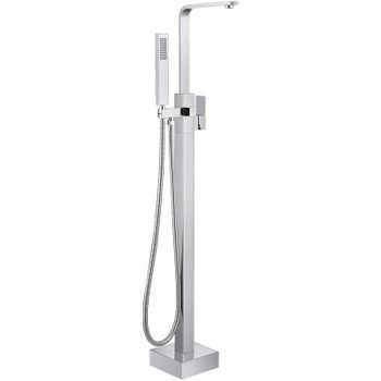 Смеситель для ванны Swedbe Spira 4005 Хром — фото 1, Смесители напольные