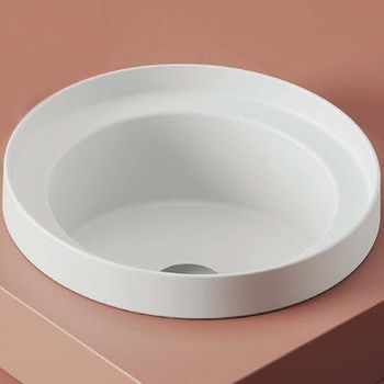 Раковина Artceram Fuori 40 TFL032 05 00 Белая матовая — фото 1, Раковины встраиваемые сверху