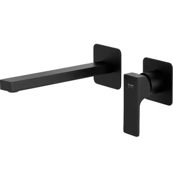 Смеситель для раковины Remer Absolute AU15PLNO Черный матовый — фото 1, Смесители для раковины