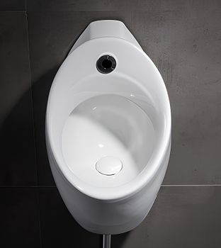 Писсуар CeramaLux X560S Белый с сенсорным механизмом смыва — фото 3, Писсуары