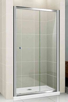 Душевая дверь CEZARES PRATICO-BF-1-155-C-Cr — фото 1, Душевые двери в нишу