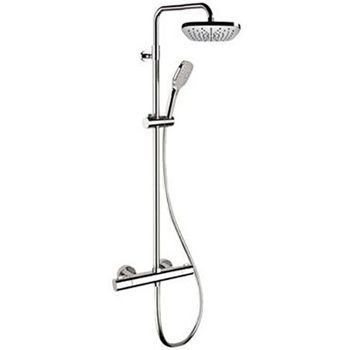 Душевая система Remer Elegance EQ32A8CPAD20 с термостатом Хром — фото 1, Душевые стойки