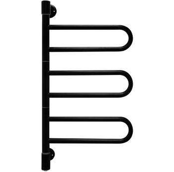 Электрический полотенцесушитель Energy U chrome G3K RAL 9005 EETR0UG3K00000R905M Черный матовый — фото 1, Электрические полотенцесушители