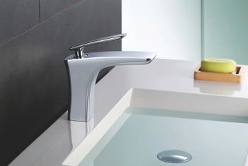 Смеситель для раковины Rose R27 R2701 Хром — фото 3, Смесители для раковины