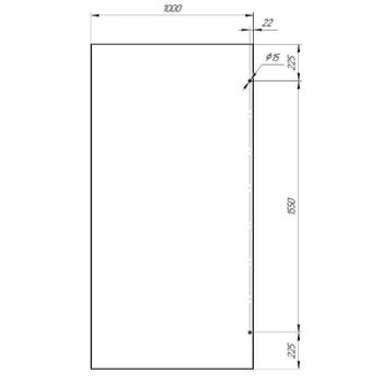 Душевая перегородка Radomir Walk-in G1 100 1-10-0-0-0-1890 профиль Хром стекло прозрачное — фото 2, Душевые перегородки