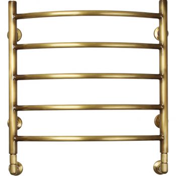 Водяной полотенцесушитель Domoterm Калипсо П5 500*500 Античная бронза — фото 1, Водяные полотенцесушители