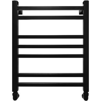 Водяной полотенцесушитель Energy Techno 600x400 EWTR0TECH06040R905M Черный матовый — фото 1, Водяные полотенцесушители