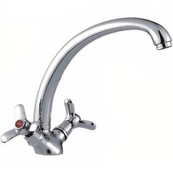 Смеситель для кухни Ledeme H12 4012L Хром — фото 1, Смесители для кухни