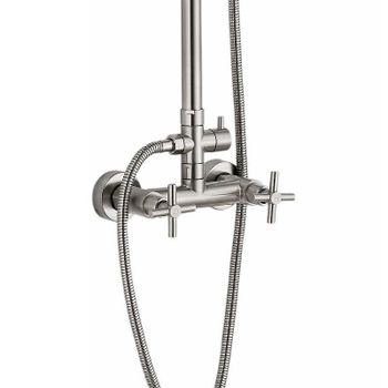 Душевая система Haiba HB24808 Нержавеющая сталь — фото 4, Душевые стойки